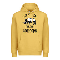Antique Gold save the chubby unıcorns Premium Hoodie - Bettercallsaul