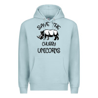 Blue Mist save the chubby unıcorns Premium Hoodie - Bettercallsaul