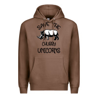 Chestnut save the chubby unıcorns Premium Hoodie - Bettercallsaul