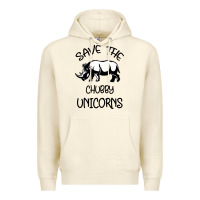 Sandshell save the chubby unıcorns Premium Hoodie - Bettercallsaul