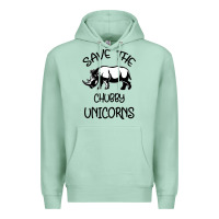 Seafoam save the chubby unıcorns Premium Hoodie - Bettercallsaul