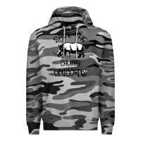 Slate Camo save the chubby unıcorns Premium Hoodie - Bettercallsaul