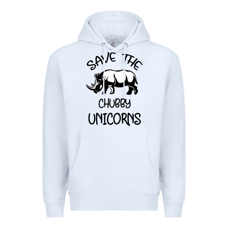 Save The Chubby Unıcorns Premium Hoodie by Bettercallsaul | Teevron