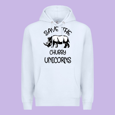 Save The Chubby Unıcorns Premium Hoodie Designed By Bettercallsaul
