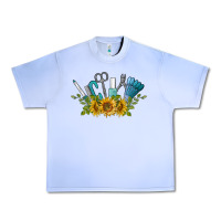 Grape Ice nail tools with sunflower Urban Heavy Tee - BarkalooDesign