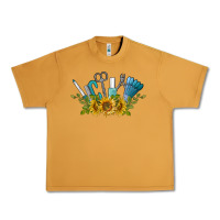 Peanut Butter nail tools with sunflower Urban Heavy Tee - BarkalooDesign