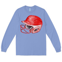 Colony Blue red softball helmet fa element Long Sleeve Tee - FaDigitalArtStudio