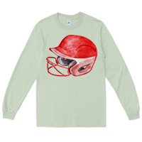 Matcha red softball helmet fa element Long Sleeve Tee - FaDigitalArtStudio