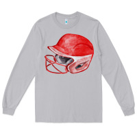 Moon Dust red softball helmet fa element Long Sleeve Tee - FaDigitalArtStudio