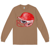 Toasted Coconut red softball helmet fa element Long Sleeve Tee - FaDigitalArtStudio