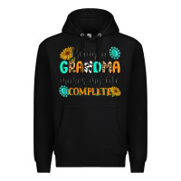 Black Being a Grandma Makes My Life Complete Premium Hoodie - MaliasSmallBusiness