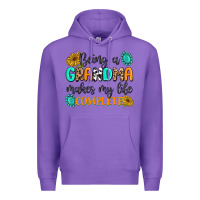 Purple Being a Grandma Makes My Life Complete Premium Hoodie - MaliasSmallBusiness