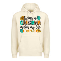 Sandshell Being a Grandma Makes My Life Complete Premium Hoodie - MaliasSmallBusiness
