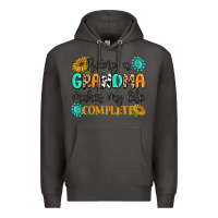 Smoke Being a Grandma Makes My Life Complete Premium Hoodie - MaliasSmallBusiness