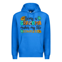 Being A Grandma Makes My Life Complete Premium Hoodie | Teevron