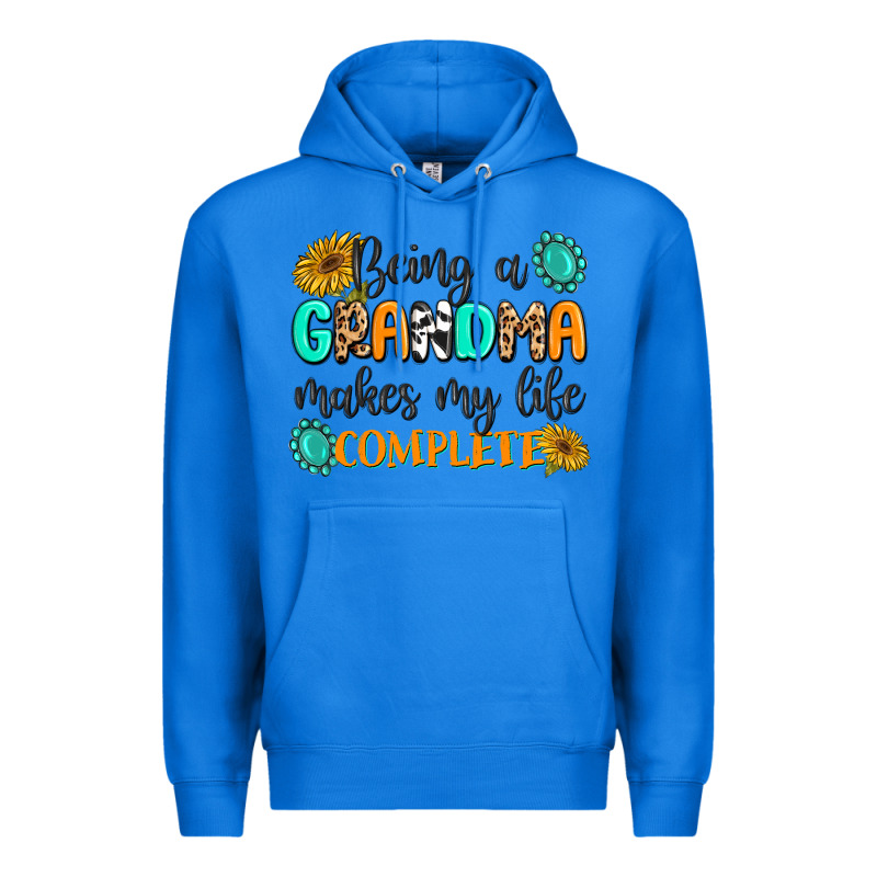 Being A Grandma Makes My Life Complete Premium Hoodie by MaliasSmallBusiness | Teevron