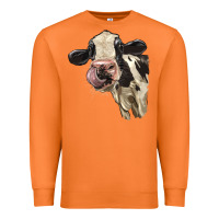 Carrot Cute Holstein Heifer Premium Sweatshirt - LillyAllenDesigns