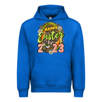 Cobalt Happy Easter 2023 Urban Hoodie - LillyAllenDesigns