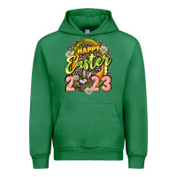 Emerald Happy Easter 2023 Urban Hoodie - LillyAllenDesigns