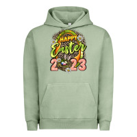 Pigment Oil Green Happy Easter 2023 Urban Hoodie - LillyAllenDesigns