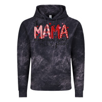 Cloud Black this mama wears her heart on her gleeve Vintage Hoodie - MaliasSmallBusiness