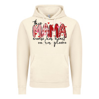 Vintage Artic this mama wears her heart on her gleeve Vintage Hoodie - MaliasSmallBusiness