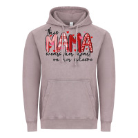 Vintage Zinc this mama wears her heart on her gleeve Vintage Hoodie - MaliasSmallBusiness