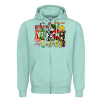 Seafoam school lunch lady Zipper Hoodie - AdoDesignShop