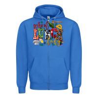 True Royal school lunch lady Zipper Hoodie - AdoDesignShop