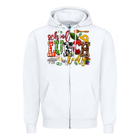 White school lunch lady Zipper Hoodie - AdoDesignShop