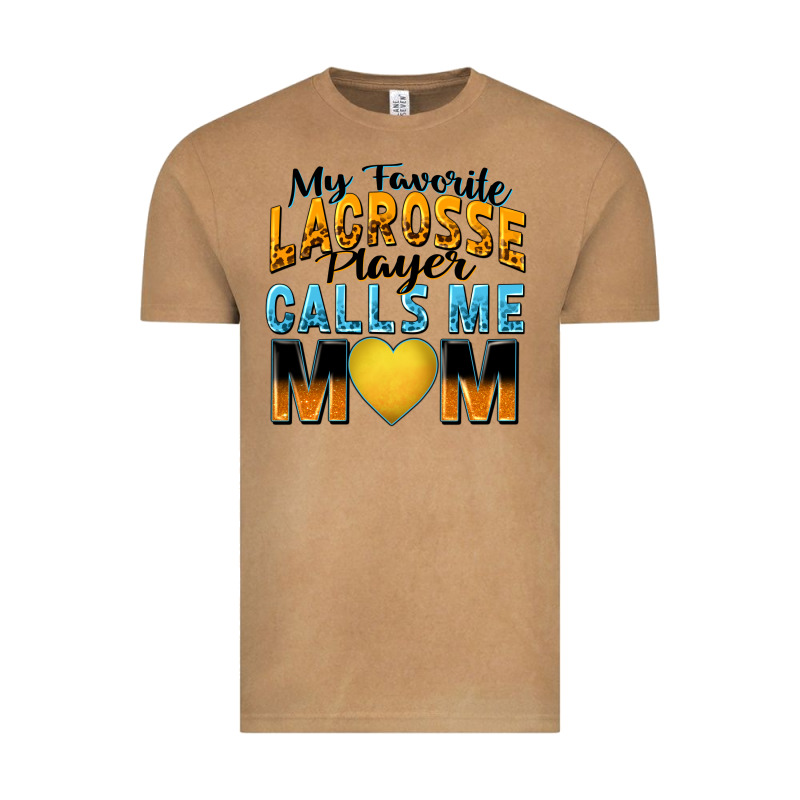 My Favorite Lacrosse Player Calls Me Mom Vintage Tee by Zillion Design Studio | Teevron