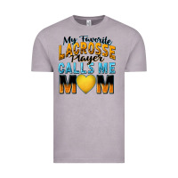 Vintage Zinc my favorite lacrosse player calls me mom Vintage Tee - Zillion Design Studio