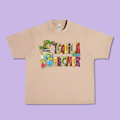Tequila And Summer Urban Heavy Tee Designed By Texasbilliewilder