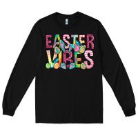 Black Easter vibes Easter Day Long Sleeve Tee - Neo Western