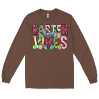Chestnut Easter vibes Easter Day Long Sleeve Tee - Neo Western