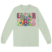 Matcha Easter vibes Easter Day Long Sleeve Tee - Neo Western