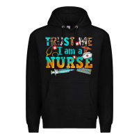 Black trust me i am a nurse Premium Hoodie - AdoDesignShop