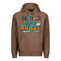 Chestnut trust me i am a nurse Premium Hoodie - AdoDesignShop