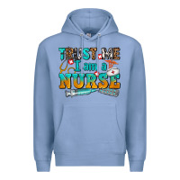 Colony Blue trust me i am a nurse Premium Hoodie - AdoDesignShop