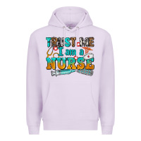Lilac trust me i am a nurse Premium Hoodie - AdoDesignShop