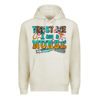 Oatmeal Heather trust me i am a nurse Premium Hoodie - AdoDesignShop