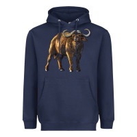 Navy Buffalo Heavyweight Hoodie - LillyAllenDesigns