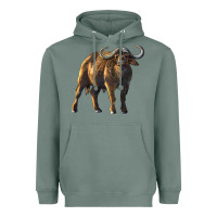Sage Buffalo Heavyweight Hoodie - LillyAllenDesigns