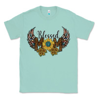 Seafoam blessed mom Classic Tee - SublimationCraftShop