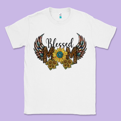 Blessed Mom Classic Tee Designed By Sublimationcraftshop