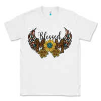 White blessed mom Classic Tee - SublimationCraftShop