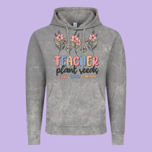 Teacher Plant Seeds That Grow Forever Vintage Hoodie Designed By Maliassmallbusiness