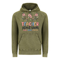 Vintage Olive teacher plant seeds that grow forever Vintage Hoodie - MaliasSmallBusiness