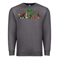 Charcoal Heather believe santa claus christmas Premium Sweatshirt - Jasminsmagicworld