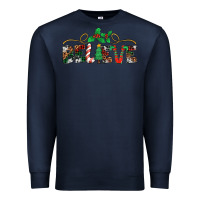 Navy believe santa claus christmas Premium Sweatshirt - Jasminsmagicworld